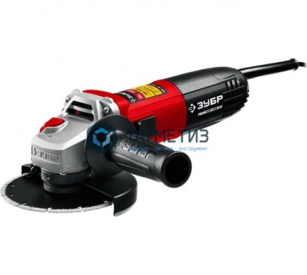 УШМ ЗУБР 125мм, 1100 Вт, регулировка оборотов 3000-11000 -  магазин крепежа «ТАТМЕТИЗ»