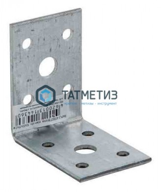 Крепежный усиленный уголок KUU 50x50x35 | «ТАТМЕТИЗ» Крепежный усиленный уголок KUU 50x50x35 - магазин крепежа «ТАТМЕТИЗ»