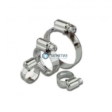 Хомут червячный    8-12мм (100 шт/уп) -  магазин крепежа «ТАТМЕТИЗ»