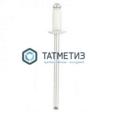 Заклепки ZK ал/ст 4,8x12 RAL 9003 ( 500 шт/уп) -  магазин крепежа «ТАТМЕТИЗ»