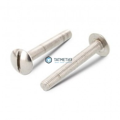 Винт с цилиндрической головкой с прямым шлицем А2 DIN 84 М 4х16 -  магазин крепежа «ТАТМЕТИЗ»