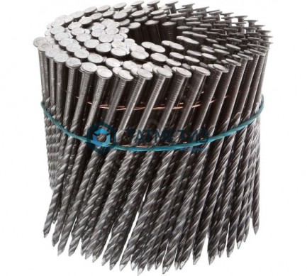 Гвозди с винтовой накаткой на кассетах 2,8 х 70 (250 шт/кас, 6000 шт/кор) SCH | «ТАТМЕТИЗ» Гвозди с винтовой накаткой на кассетах 2,8 х 70 (250 шт/кас, 6000 шт/кор) SCH - магазин крепежа «ТАТМЕТИЗ»