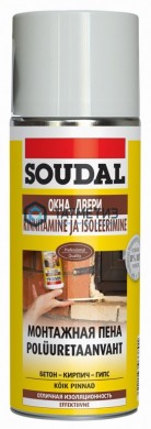 Пена монтажная SOUDAL  300мл /12 -  магазин крепежа «ТАТМЕТИЗ»