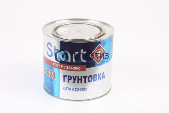 Грунт ГФ-021  КРАСНО-КОРИЧНЕВЫЙ  1,8 кг-, СТАРТ /6 -  магазин крепежа «ТАТМЕТИЗ»