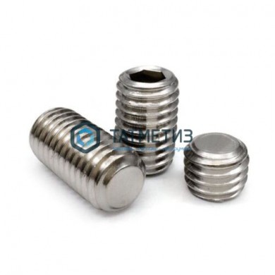 Винт установочный с засверл. концом, внутренний шестигранник ИСО 4029 (ДИН 916) А2 M 6X 8 -  магазин крепежа «ТАТМЕТИЗ»
