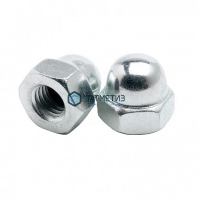 Гайка колпачковая DIN 1587, оц М12  (1200 шт/уп) ТК -  магазин крепежа «ТАТМЕТИЗ»