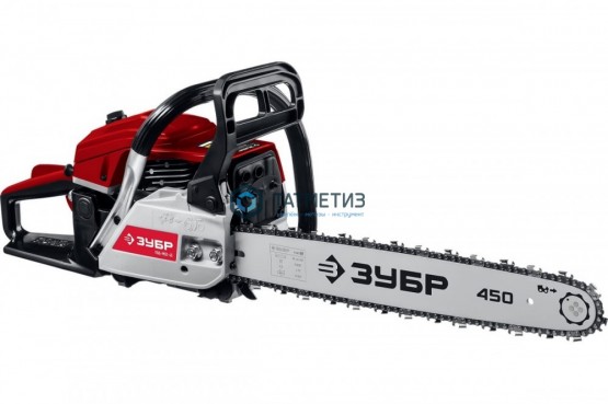 Пила цепная бензиновая, ЗУБР, 52 см3, шина 45 см | «ТАТМЕТИЗ» Пила цепная бензиновая, ЗУБР, 52 см3, шина 45 см - магазин крепежа «ТАТМЕТИЗ»