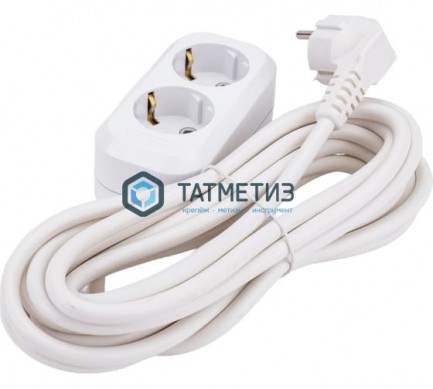 Удлинитель бытовой 4х3м с/з, 16А, IP20, ПВС 3х1,5 с выкл UNIVersal S-304А | «ТАТМЕТИЗ» Удлинитель бытовой 4х3м с/з, 16А, IP20, ПВС 3х1,5 с выкл UNIVersal S-304А - магазин крепежа «ТАТМЕТИЗ»