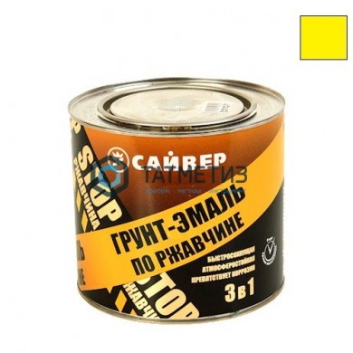 Грунт-эмаль по ржавчине ХВ 3 в 1 СТАРТ  ЖЕЛТАЯ  1,8 кг-./6 -  магазин крепежа «ТАТМЕТИЗ»