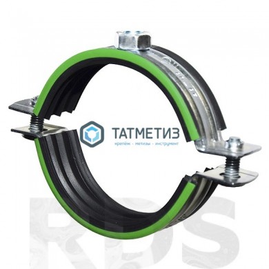 Хомут 25-28мм (3/4") сантехнический с гайкой М8 БЕЛЫЙ уплотнит. | «ТАТМЕТИЗ» Хомут 25-28мм (3/4") сантехнический с гайкой М8 БЕЛЫЙ уплотнит. - магазин крепежа «ТАТМЕТИЗ»
