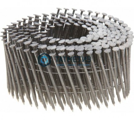 Гвозди с винтовой накаткой на кассетах 2,8 х 70 (250 шт/кас, 6000 шт/кор) SCH | «ТАТМЕТИЗ» Гвозди с винтовой накаткой на кассетах 2,8 х 70 (250 шт/кас, 6000 шт/кор) SCH - магазин крепежа «ТАТМЕТИЗ»