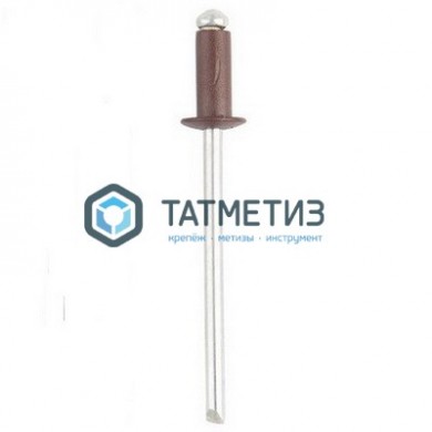 Заклепки ZK ал/ст 3,2x 8 RAL 7024 (1000 шт/уп) | «ТАТМЕТИЗ» Заклепки ZK ал/ст 3,2x 8 RAL 7024 (1000 шт/уп) - магазин крепежа «ТАТМЕТИЗ»