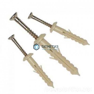 Дюбель-гвоздь  6х40 потай (200 шт/уп) ТК нейлон -  магазин крепежа «ТАТМЕТИЗ»