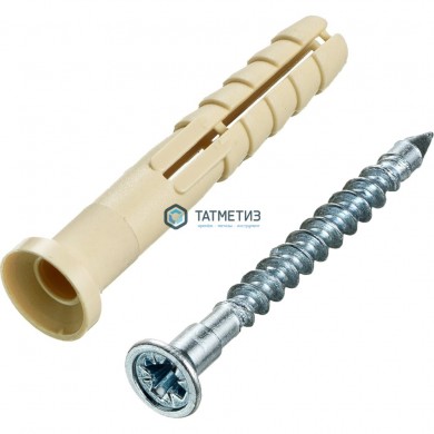 Дюбель-гвоздь 6х60 потай (200 шт/уп) ТК нейлон | «ТАТМЕТИЗ» Дюбель-гвоздь 6х60 потай (200 шт/уп) ТК нейлон - магазин крепежа «ТАТМЕТИЗ»