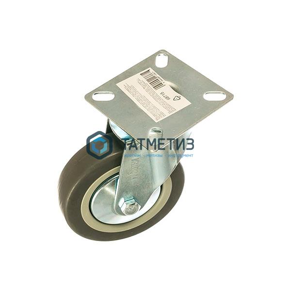 Колесо поворотное d 100мм, крепление платформенное// Сибртех Колесо поворотное d 100мм, крепление платформенное// Сибртех