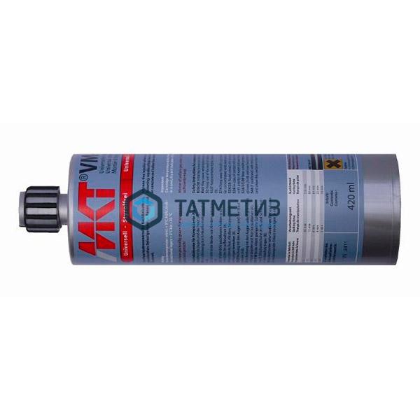 Хим. анкер MKT (Германия) VMU plus - Polar картридж 420 мл + 1 смеситель Хим. анкер MKT (Германия) VMU plus - Polar картридж 420 мл + 1 смеситель