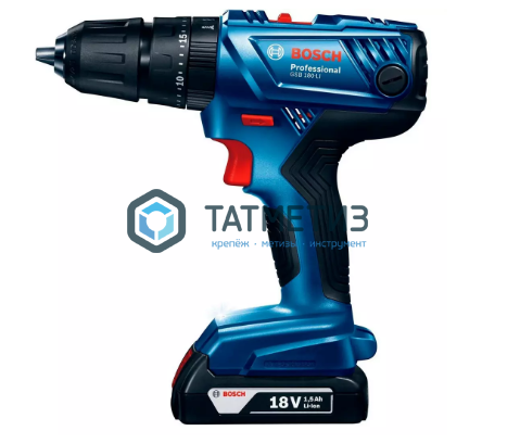 Дрель-шуруповерт аккумуляторная Bosch GSB 180-LI 2x2,0 Ач Дрель-шуруповерт аккумуляторная Bosch GSB 180-LI 2x2,0 Ач