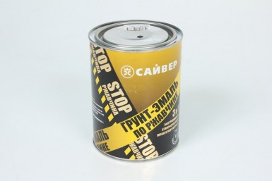 Грунт-эмаль по ржавчине ХВ 3 в 1 Сайвер ЖЕЛТАЯ 1,8 кг-./6 -  магазин «ТАТМЕТИЗ»