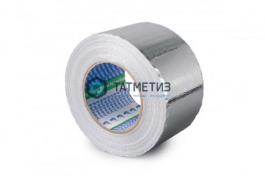 Лента  клейкая алюминиевая, 75 мм х 40 м (25мкм) ТМ  (16 шт/кор) -  магазин «ТАТМЕТИЗ»