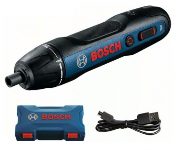 Отвертка аккумуляторная Bosch GO 2 3.6V-5Н, 1,5 А*ч -  магазин крепежа «ТАТМЕТИЗ»