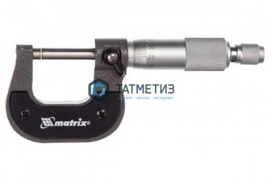 Микрометр механический, 0-25 мм// MATRIX | «ТАТМЕТИЗ» Микрометр механический, 0-25 мм// MATRIX - магазин «ТАТМЕТИЗ»