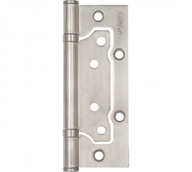 Петля универсальная без врезки 200-2В 125 х 2,5 мм  МАТ. НИКЕЛЬ -  магазин крепежа «ТАТМЕТИЗ»