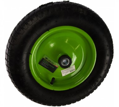 Колесо пневматическое 3.25/3-8, длина оси 90мм ,подшипник 16мм// Сибртех -  магазин «ТАТМЕТИЗ»