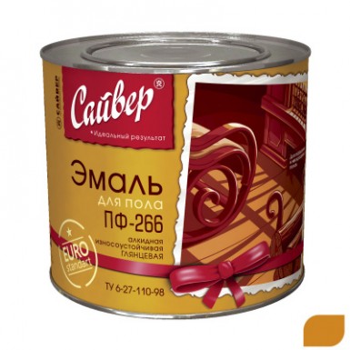 Эмаль ПФ-266 Сайвер золотисто-коричневый 2 кг. 6 -  магазин «ТАТМЕТИЗ»