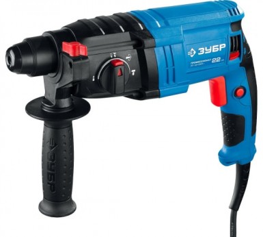 Перфоратор SDS-plus, ЗУБР Профессионал, 650 Вт, реверс, горизонтальный, 2.3 Дж, 0-1950 об/мин, 0 -  магазин крепежа «ТАТМЕТИЗ»