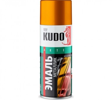 Краска аэроз. KUDO 520 мл. №1028  МЕТАЛЛИК ЗОЛОТО -  магазин «ТАТМЕТИЗ»