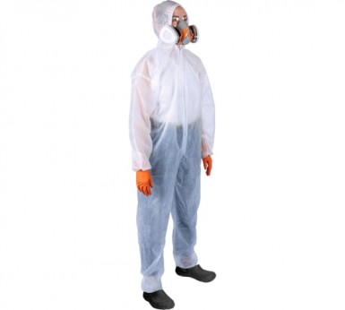Комбинезон нетканый защитный, XXL (56-58 р-р), белый, 30 г/м2 /50 | «ТАТМЕТИЗ» Комбинезон нетканый защитный, XXL (56-58 р-р), белый, 30 г/м2 /50 - магазин «ТАТМЕТИЗ»