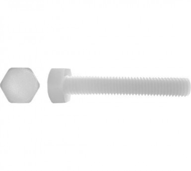 Болт М  6 х 35 полиамид DIN 933  (200 шт) -  магазин крепежа «ТАТМЕТИЗ»