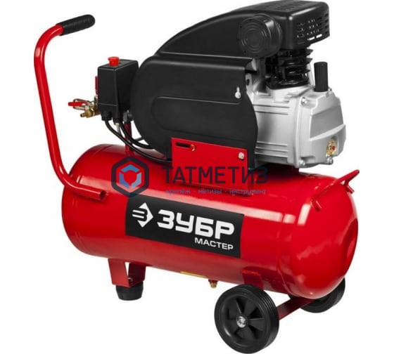 Компрессор воздушный, 220 л/мин, 24 л, 1500 Вт, ЗУБР Компрессор воздушный, 220 л/мин, 24 л, 1500 Вт, ЗУБР