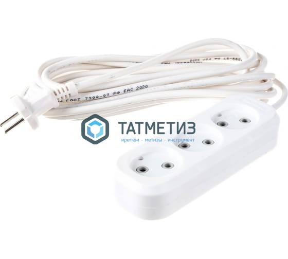 Удлинитель 3*5м У6-639М ПВС 2*0, 75 "У" Удлинитель 3*5м У6-639М ПВС 2*0, 75 "У"