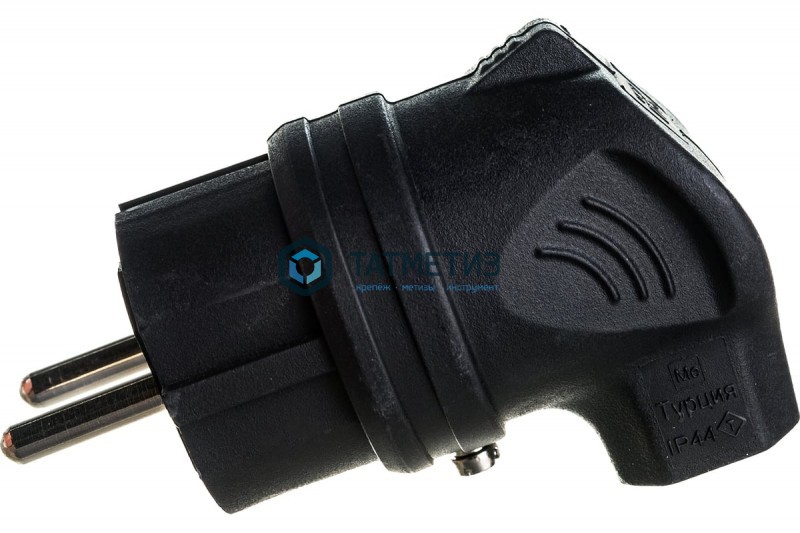 Эл.вилка каучук кабельная, боковой ввод, с з ИЭК ОМЕГА IP44 Эл.вилка каучук кабельная, боковой ввод, с з ИЭК ОМЕГА IP44