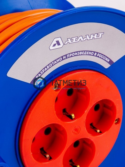 Удлинитель силовой на катушке с/з, КГ, 4000 Вт, 30м Атом Атлант Удлинитель силовой на катушке с/з, КГ, 4000 Вт, 30м Атом Атлант