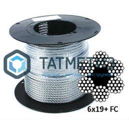 Трос стальной оц. 6 мм DIN 3060 (1000 м/бух) Трос стальной оц. 6 мм DIN 3060 (1000 м/бух)