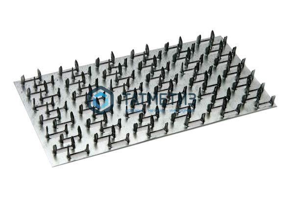 Пластина гвоздевая 104х254 оцинков. (120 шт/уп) Пластина гвоздевая 104х254 оцинков. (120 шт/уп)