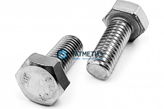Болт М14 х 80 DIN 933 А2 нержавейка | «ТАТМЕТИЗ» Болт М14 х 80 DIN 933 А2 нержавейка - магазин крепежа «ТАТМЕТИЗ»