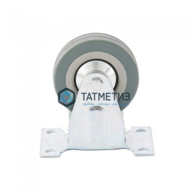 Колесо  неповоротное d-75мм, крепление  платформенное // СИБРТЕХ -  магазин крепежа «ТАТМЕТИЗ»
