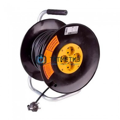 Удлинитель силовой на катушке 4 гнезда с/з 30 м 3х1,5мм², OPTIMA PROCONNECT | «ТАТМЕТИЗ» Удлинитель силовой на катушке 4 гнезда с/з 30 м 3х1,5мм², OPTIMA PROCONNECT - магазин крепежа «ТАТМЕТИЗ»
