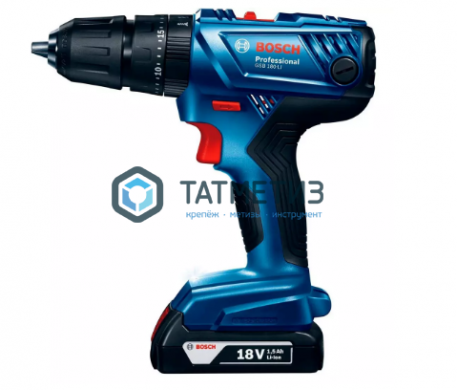 Дрель-шуруповерт аккумуляторная Bosch GSB 180-LI 2x2,0 Ач | «ТАТМЕТИЗ» Дрель-шуруповерт аккумуляторная Bosch GSB 180-LI 2x2,0 Ач - магазин крепежа «ТАТМЕТИЗ»