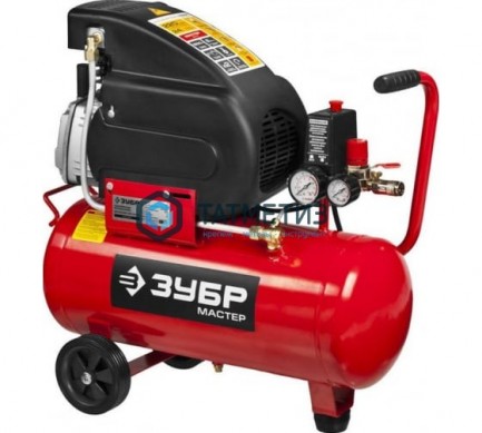 Компрессор воздушный, 220 л/мин, 24 л, 1500 Вт, ЗУБР | «ТАТМЕТИЗ» Компрессор воздушный, 220 л/мин, 24 л, 1500 Вт, ЗУБР - магазин крепежа «ТАТМЕТИЗ»
