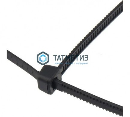 Хомут-стяжка нейлон  200 х 4,8  (100 шт/уп)  REXANT черный -  магазин крепежа «ТАТМЕТИЗ»