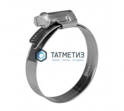 Хомут винтовой Ф25-40/9 нерж А2 -  магазин крепежа «ТАТМЕТИЗ»