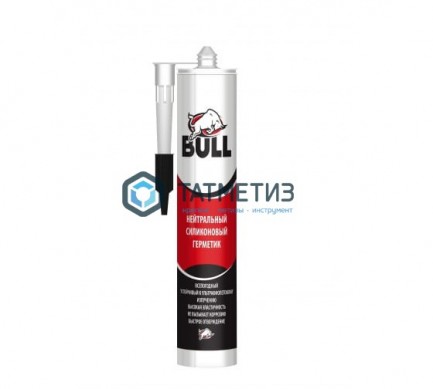 Герметик силиконовый Bull нейтральный БЕЛЫЙ 280 мл -  магазин крепежа «ТАТМЕТИЗ»
