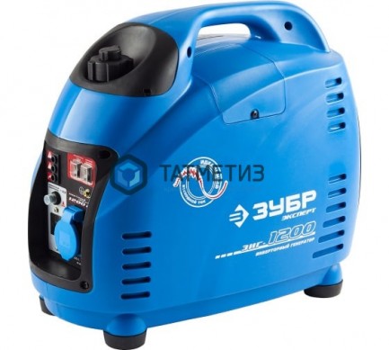 Генератор инверторный, ЗУБР Профессионал ЗИГ-1200, однофазный (220 В), 4-тактный, 1200/1000 Вт -  магазин крепежа «ТАТМЕТИЗ»