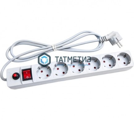 Удлинитель 6х3м У-3003 с з с сет. фильтром ПВС 3х0, 75 "У" | «ТАТМЕТИЗ» Удлинитель 6х3м У-3003 с з с сет. фильтром ПВС 3х0, 75 "У" - магазин крепежа «ТАТМЕТИЗ»