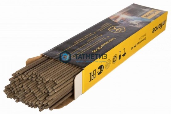 Электроды ОК-46 ТАНТАЛ D3 (5 кг/уп) | «ТАТМЕТИЗ» Электроды ОК-46 ТАНТАЛ D3 (5 кг/уп) - магазин крепежа «ТАТМЕТИЗ»