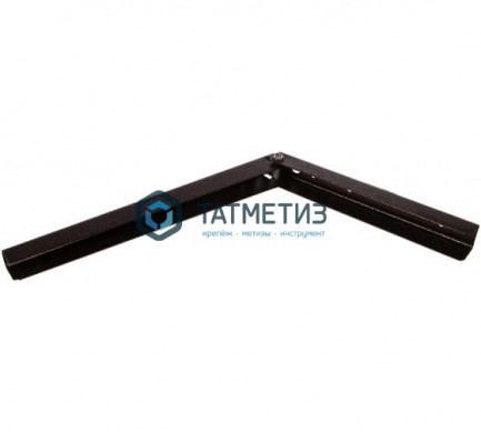 Кронштейн складной черный, L=280 мм (10) -  магазин крепежа «ТАТМЕТИЗ»